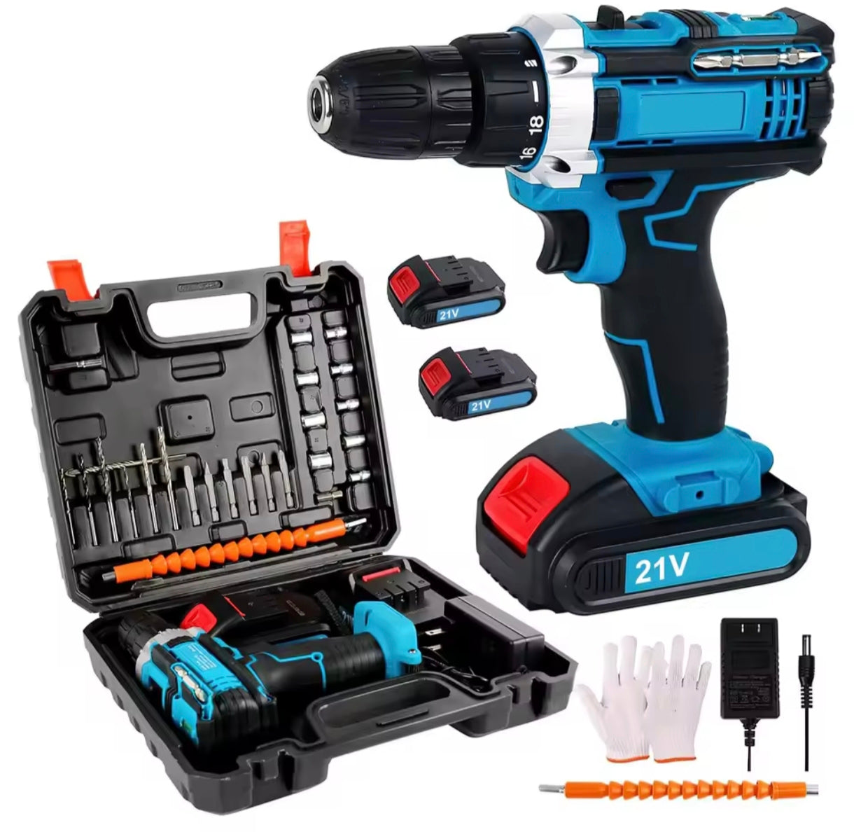 Taladro inalámbrico kit 32 piezas