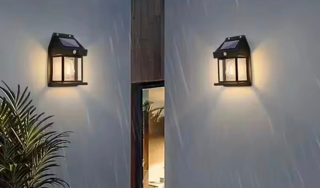 Pack 4 luces solares exterior