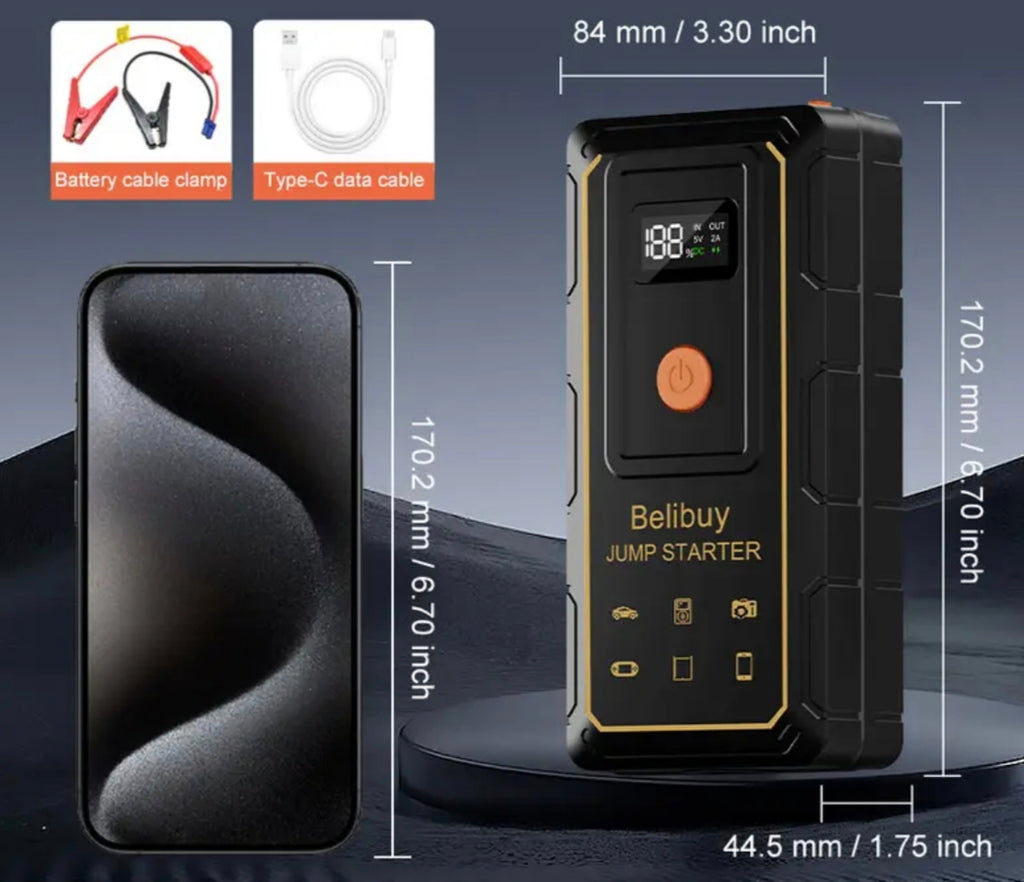 Arrancador compresor portátil 600A